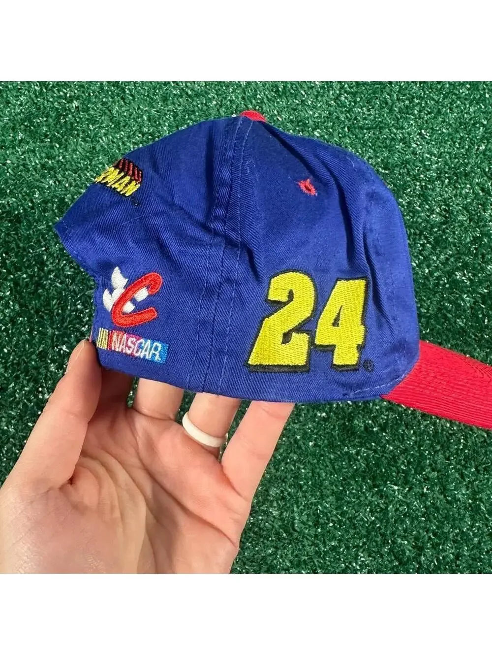 Retro 1990s-2000s? chase authentics Superman racing snapback hat cap grunge